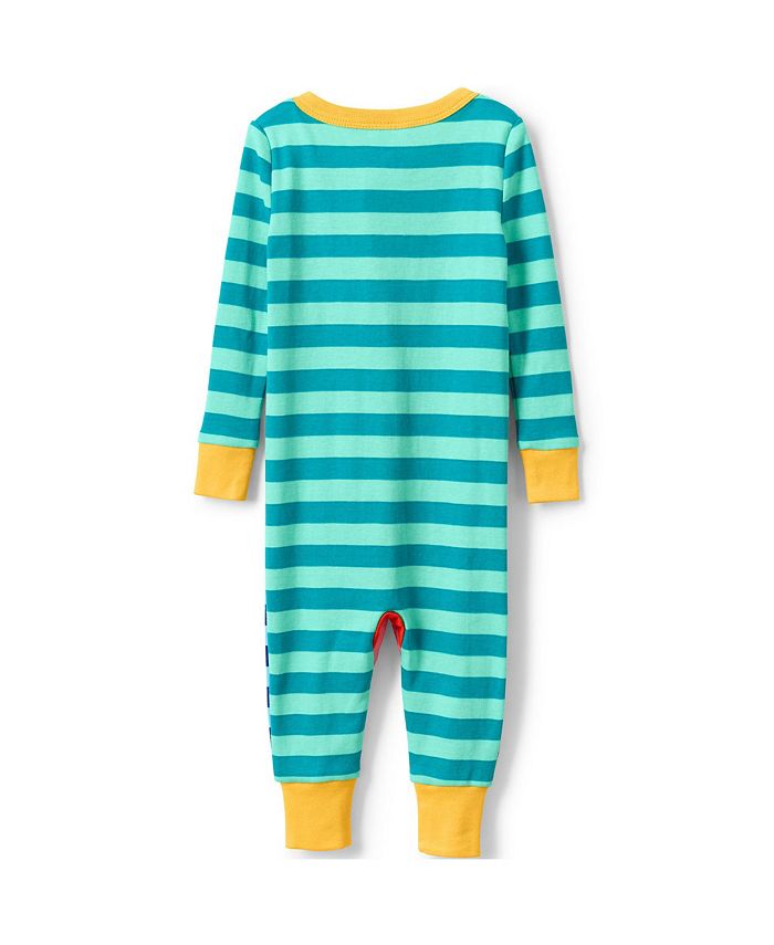 Lands' End Baby Girls Baby Zip Up Pajama Sleeper Onesie Macy's