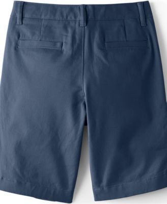 Little Girls School Uniform Stretch Stretch Chino Bermuda Shorts