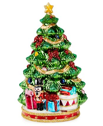 Mr. Christmas Nostalgic Ceramic Christmas Tree White Large Green Tall Light  Up