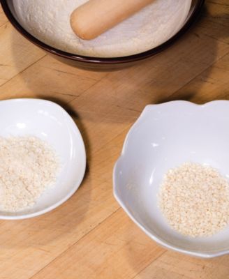 Suribachi Set, Ceramic Mortar Bowl with Maple Wood Pestle