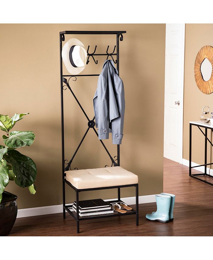 Simplie Fun Davanti Entryway Storage Rack / Bench Seat Macy's