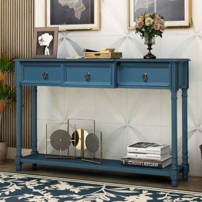 Simplie Fun Console Table Sofa Table with Drawers for Entryway with ...