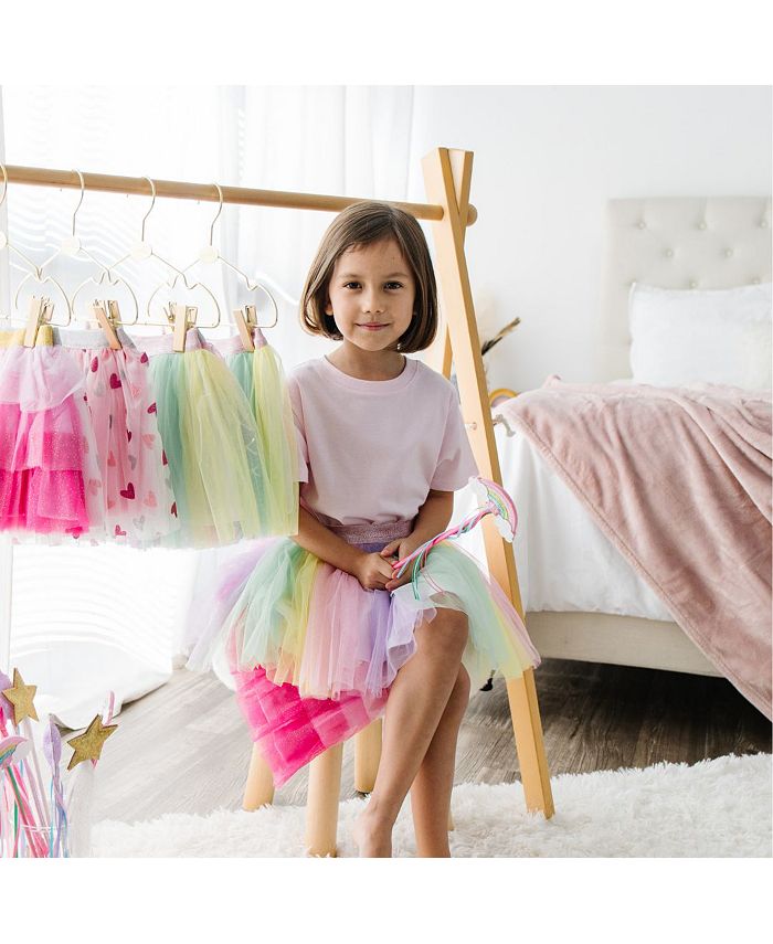 Girls Christmas Plaid Tiered Tutu by Sweet Wink