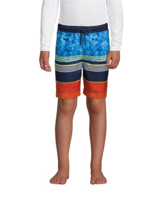 Boys Printed Swim Trunks