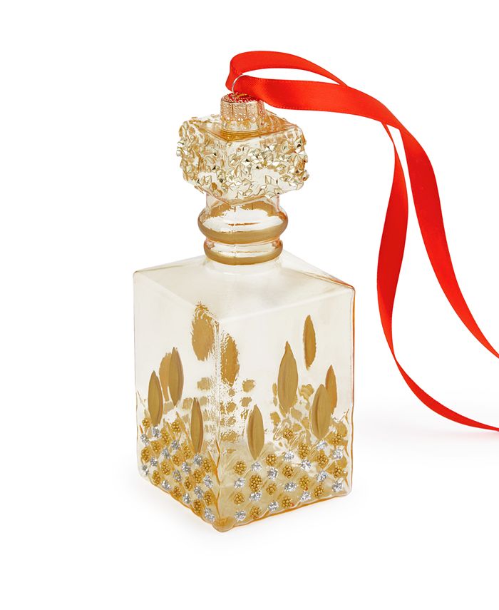 Holiday Lane Shine Bright Perfume Bottle Ornament, Created for Macy's