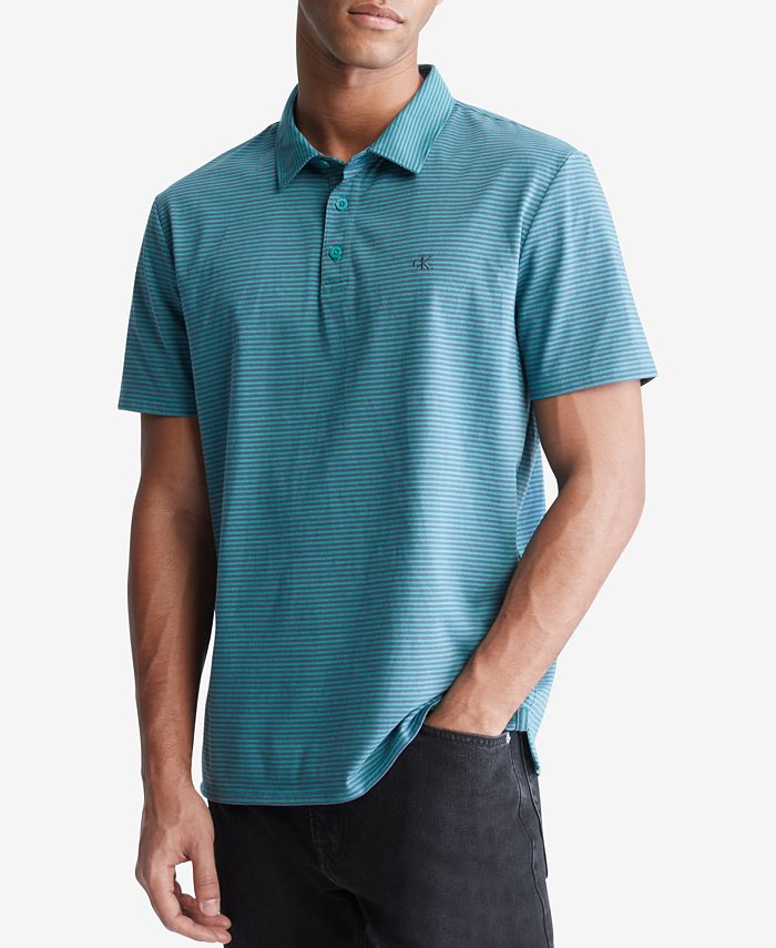 Tommy Hilfiger Men's Global Stripe Regular Fit Short Sleeve Polo Shirt -  Macy's
