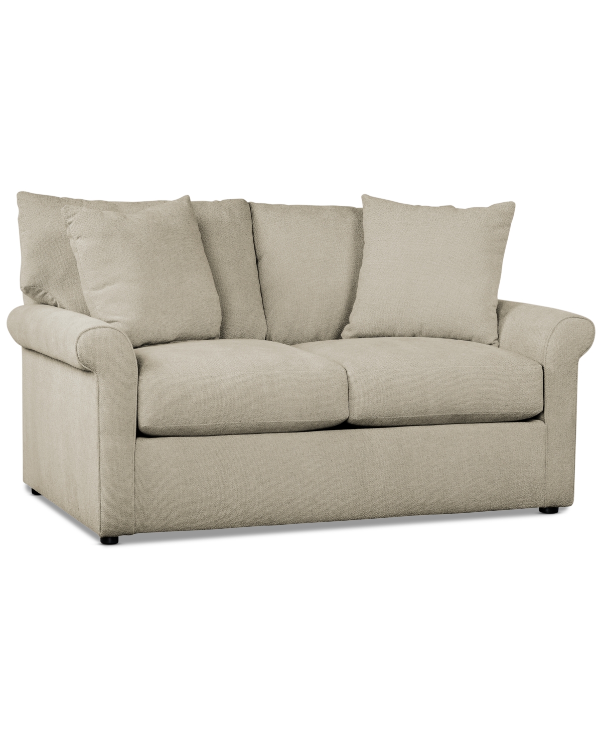 Furniture Wrenley 63" Fabric Loveseat, Created For Macy's In Dove