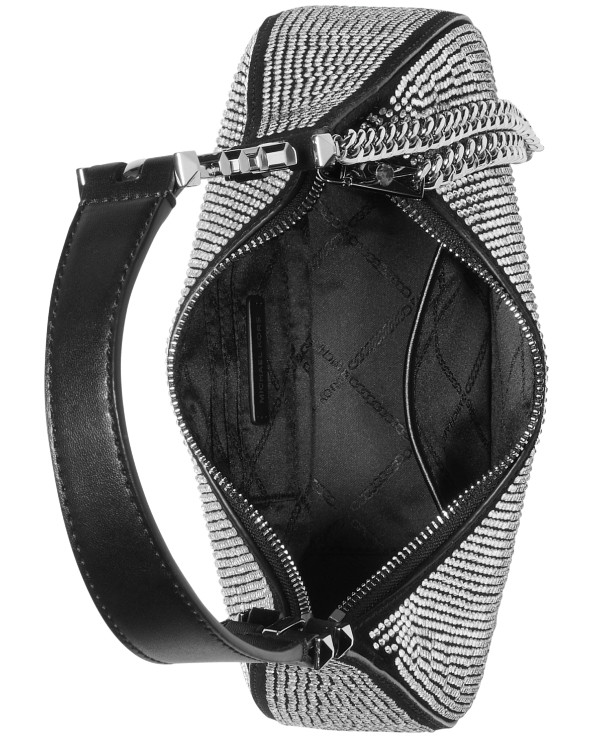 Michael Kors Piper Small Pouchette Shoulder Bag - Black