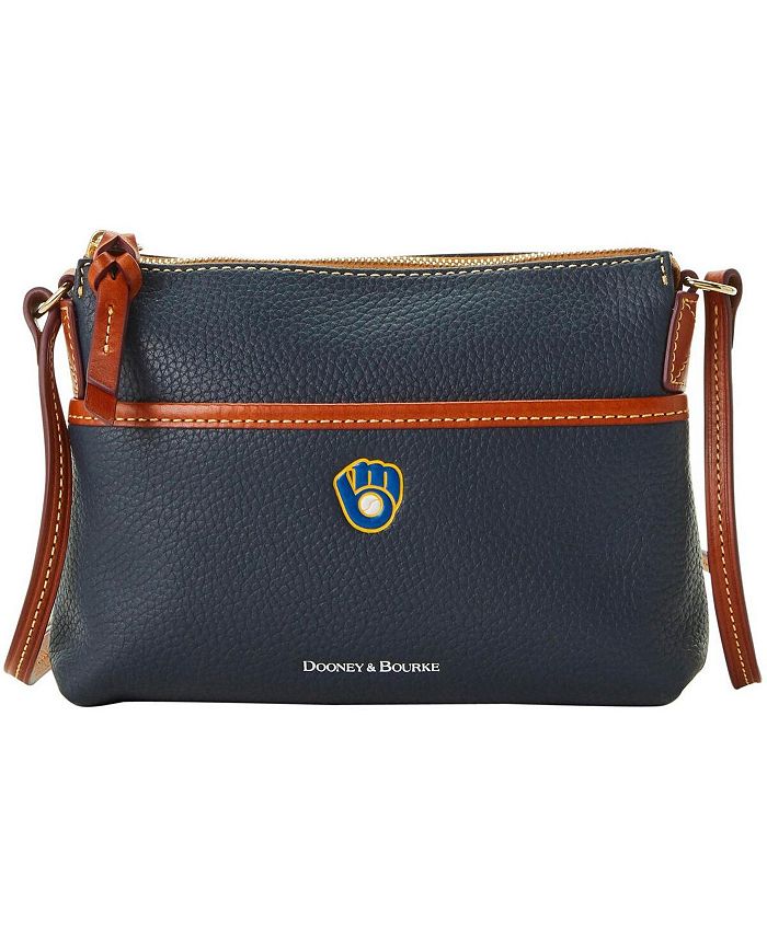 Dooney Bourke Women s Milwaukee Brewers Pebble Ginger Crossbody