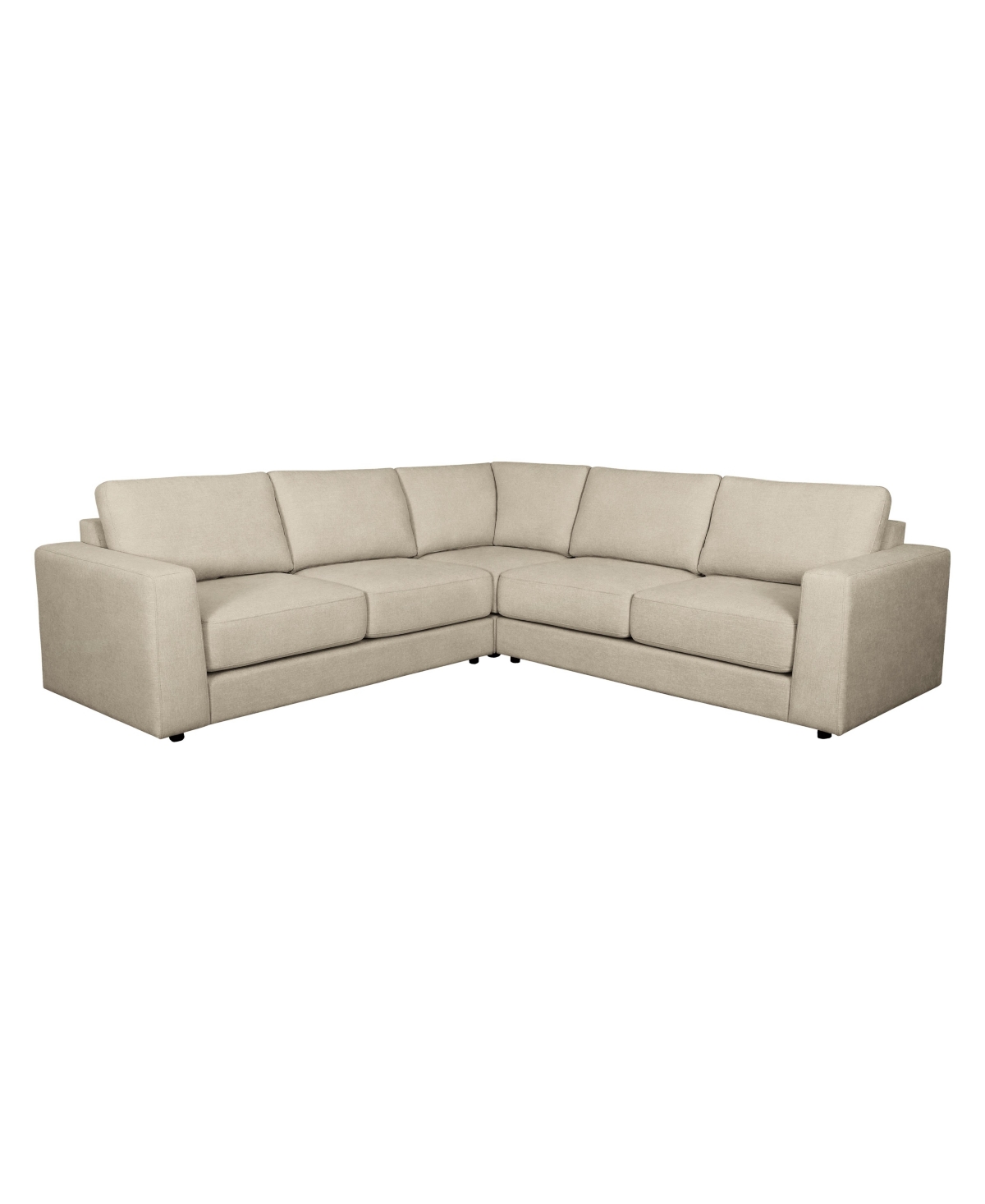 ABBYSON LIVING ELIZABETH 3 PIECE STAIN-RESISTANT FABRIC SECTIONAL