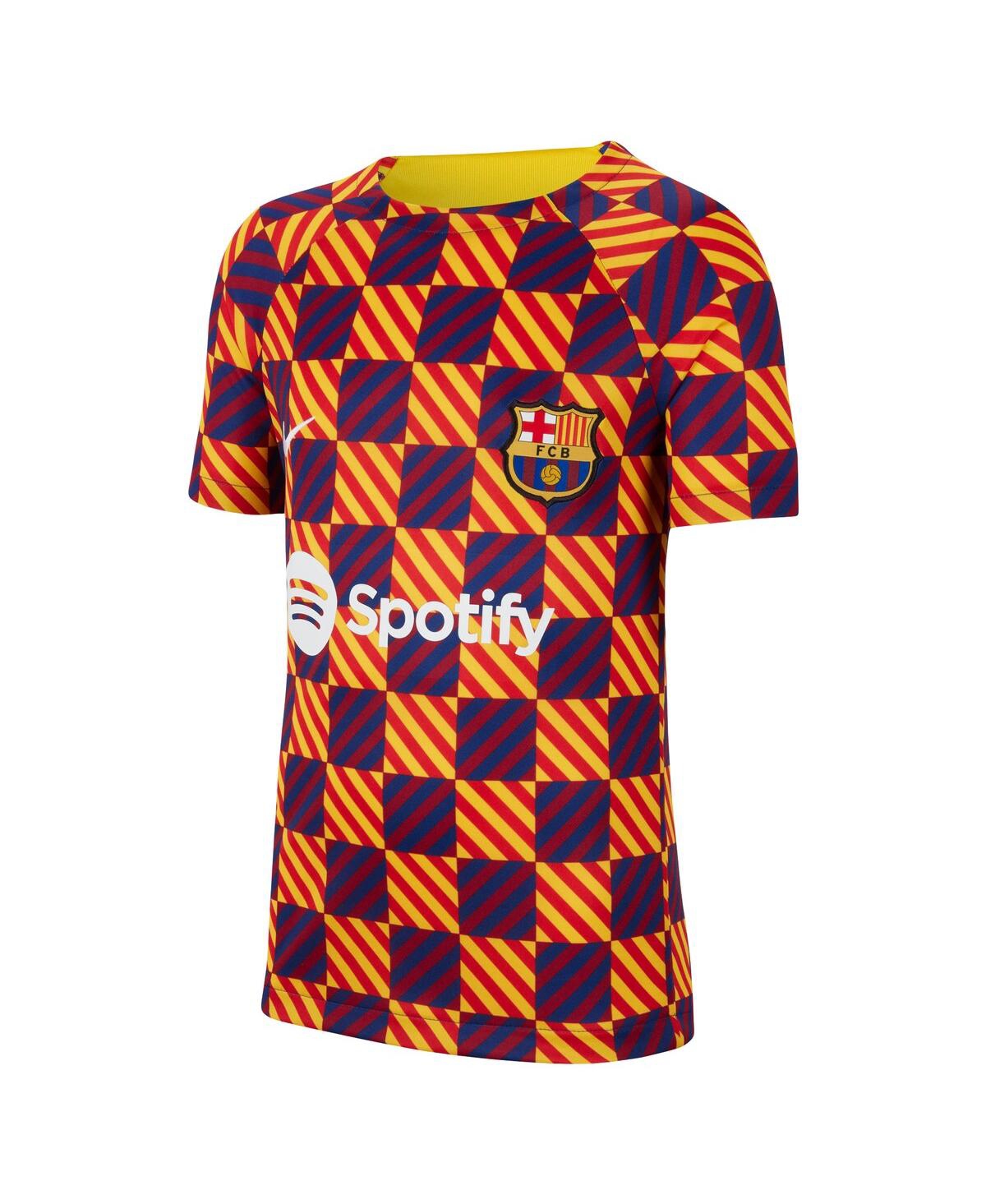 Big Boys and Girls NikeBarcelona Pre-Match Jersey - Yellow