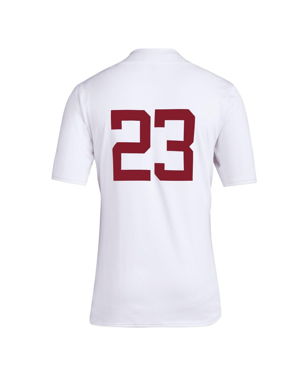 Men's adidas #23Nc State Wolfpack Team Baseball Jersey - White