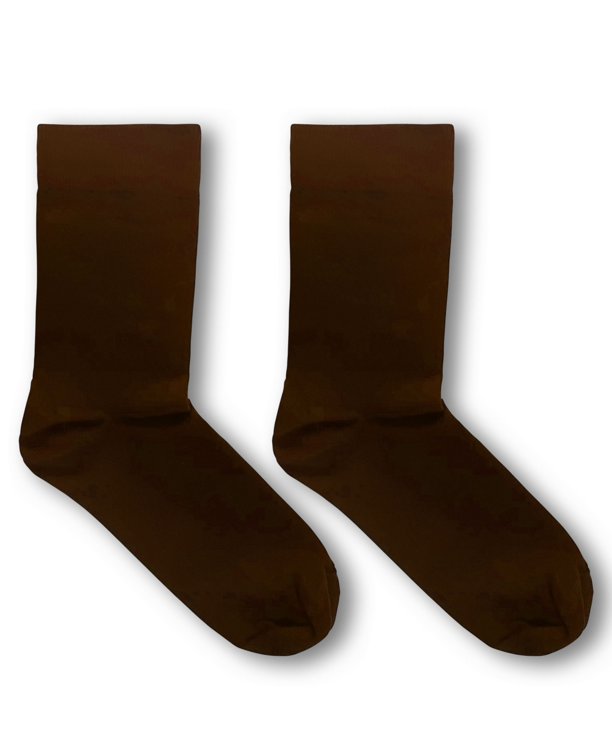 Women's European Made Cotton Socks - Brown