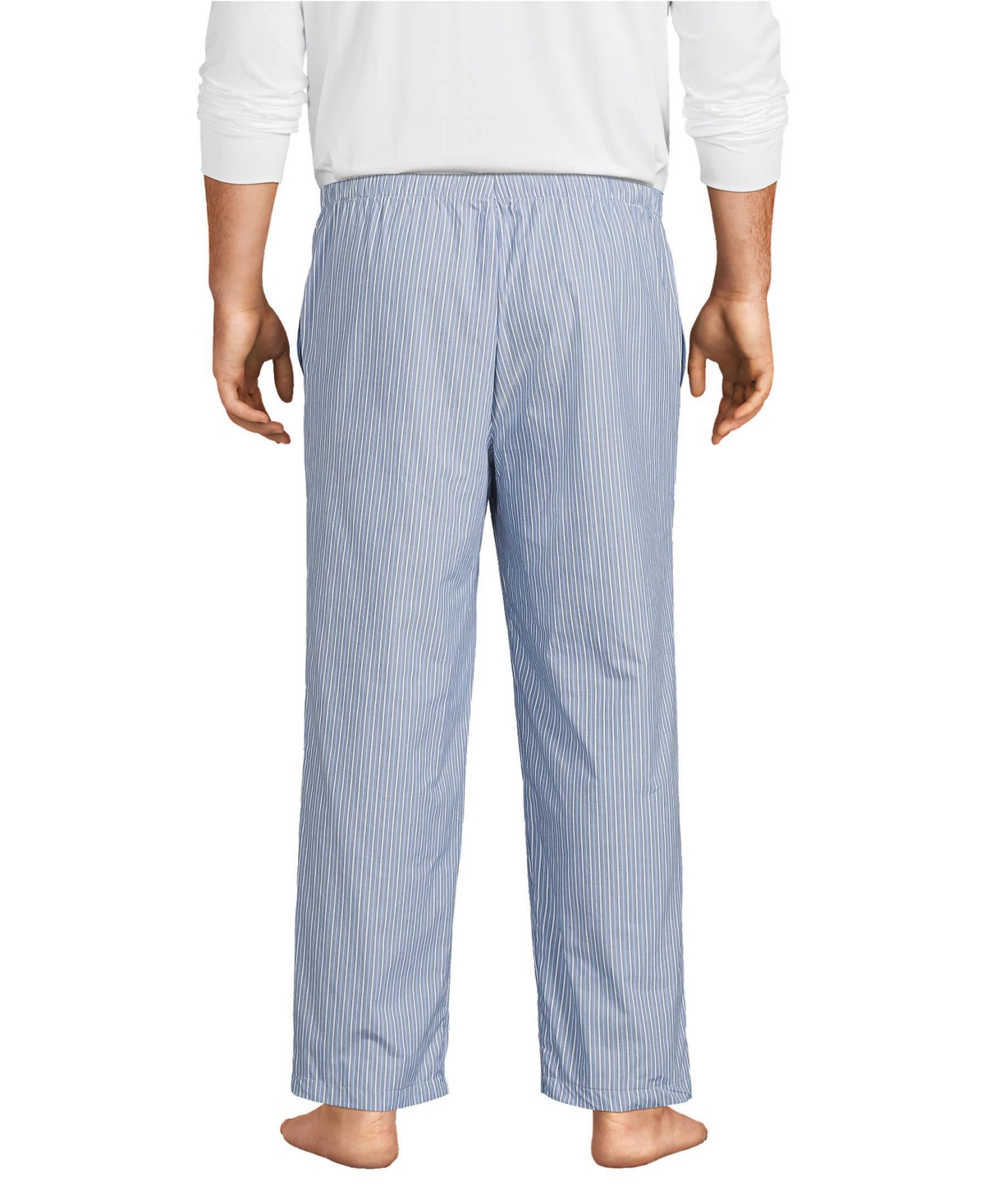 Lands' End Big & Tall Poplin Pajama Pants