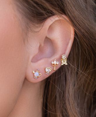 【Girlscrew】Disney Princess Be Our Guest イヤリング セット Girls Crew Crystal Multi-Color Disney Princess Be Our Guest