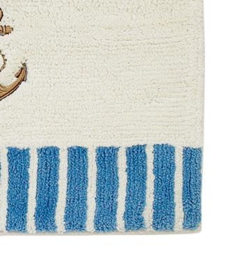 Antigua Starfish & Seashells Bath Rug, 20" x 30"