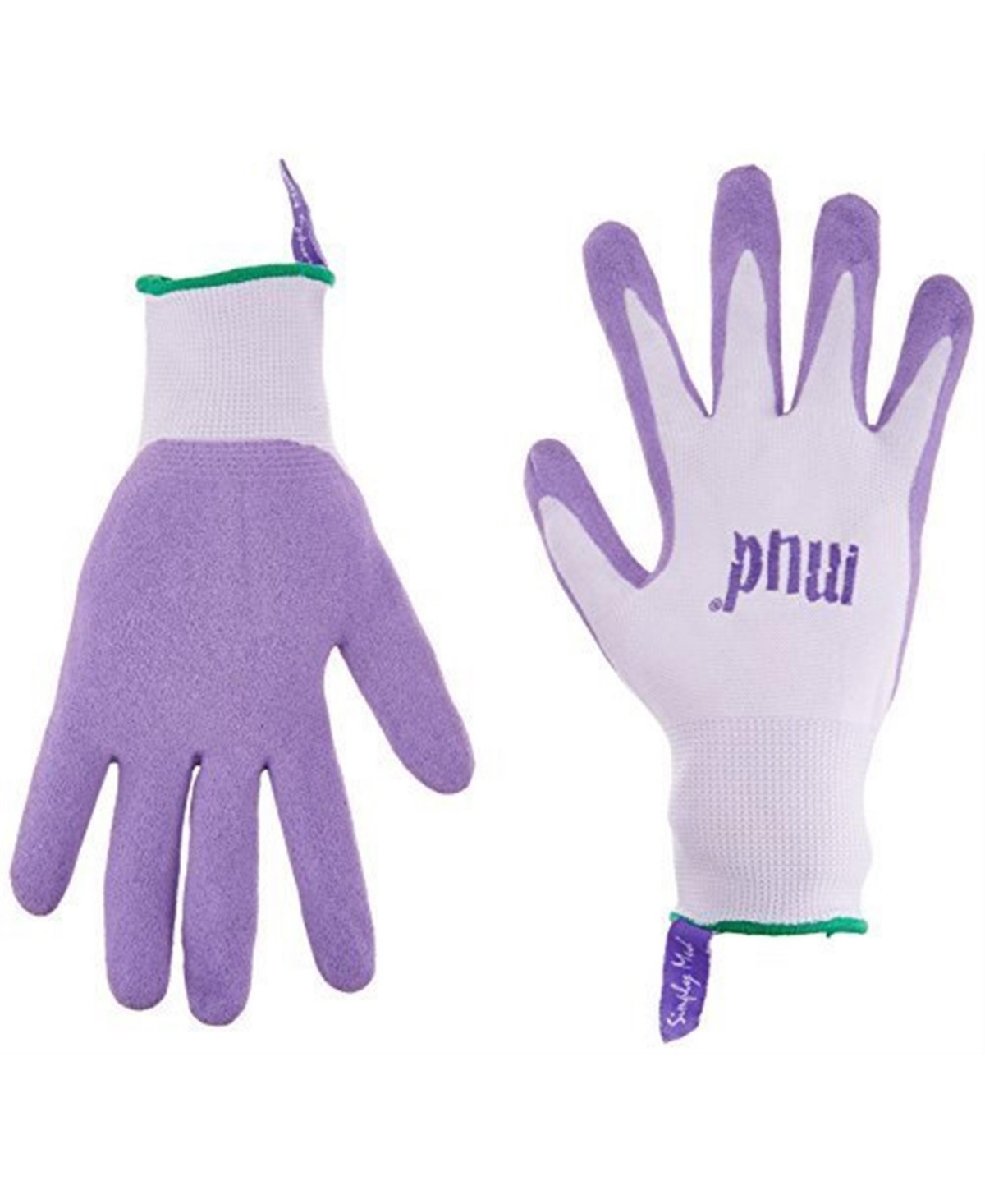 Mud Simply Mud Women's Nylon Garden Gloves, Passion Fruit, Size M - Purple