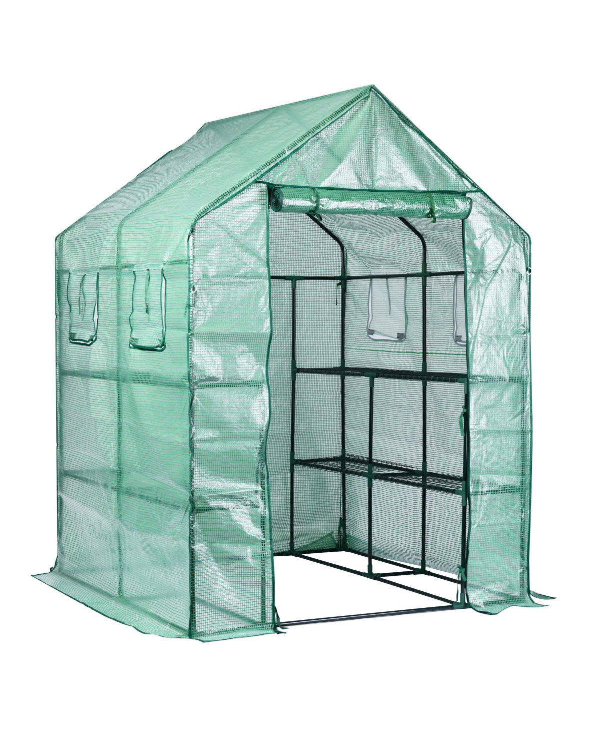 Personal Plastic Indoor Outdoor Standing Greenhouse For Seed Starting and Propagation, Frost Protection Green, Large, 77 Inches x 56 I