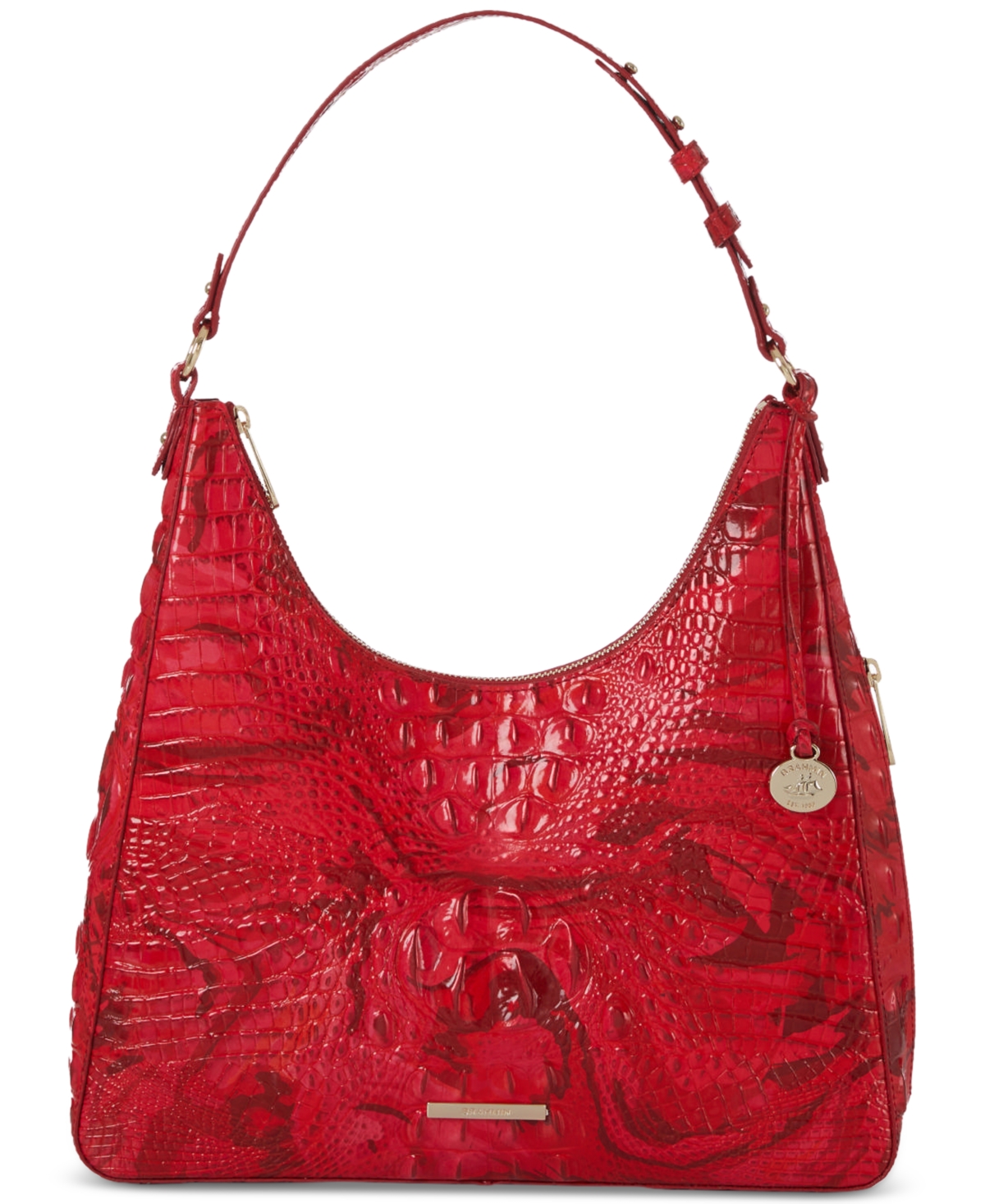 Brahmin Tabitha Red Flare Melbourne In Redflare