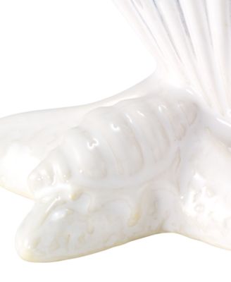 Abstract Coastal Seashells & Coral Ceramic Toothbrush Holder