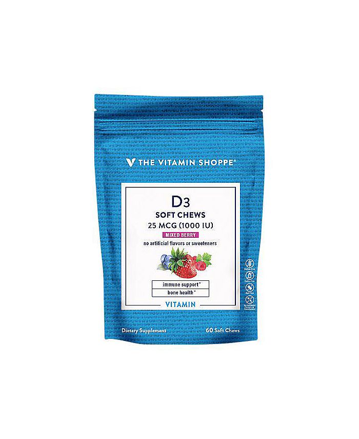 The Vitamin Shoppe Vitamin D3 Bone Health & Immune Support 1,000 IU
