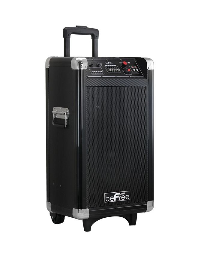 beFree Sound Sleek 10 Inch Professional Portable Bluetooth PA