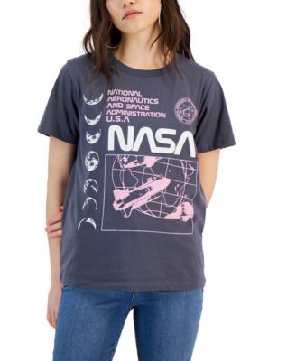 Grayson Threads Black - Juniors' NASA Graphic T-Shirt