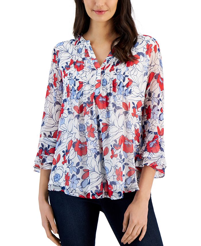 Macys petite top charter club tops