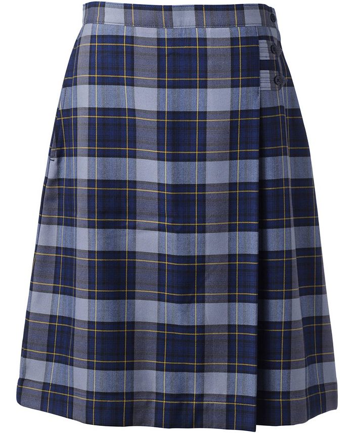 Lands end online denim pencil skirt