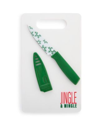 The Cellar - Printed Cutting Board & Paring Knife Set