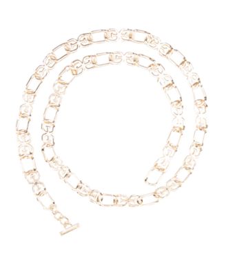 Women's Double-E Logo Chain Dress Belt