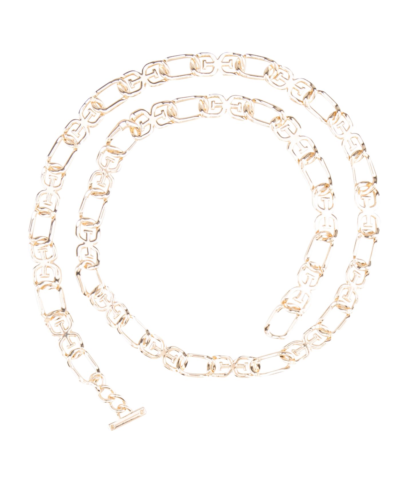 Женский ремень Sam Edelman Double-E Logo Chain Dress Belt, цвет: Золотой — фото 4