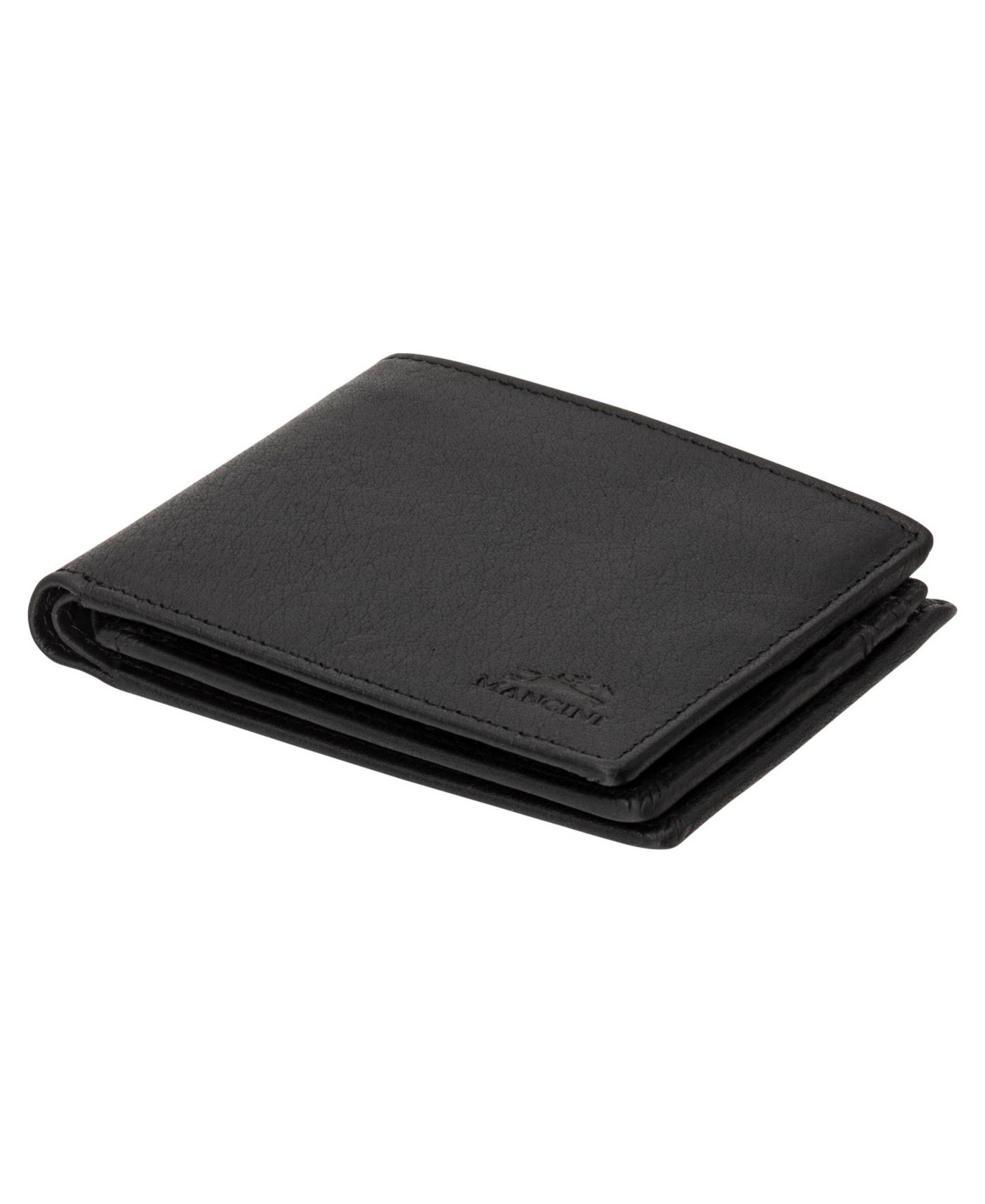 Мужской кошелёк Mancini Buffalo RFID Secure Center Wing Billfold Wallet, цвет: Чёрный — фото 6