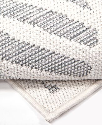 Orian Rugs Closeout Knitweave Indoor Outdoor Castaway Area Rug In Gray