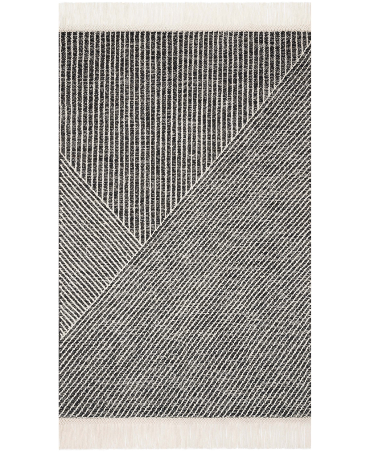 Magnolia Home By Joanna Gaines X Loloi Newton Net-01 5' X 7'6" Area Rug In Charcoal