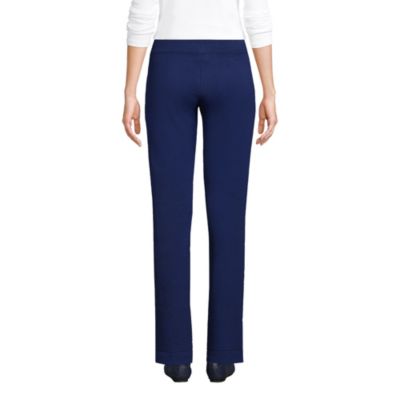 Women's Lands  End Starfish Mid-Rise Straight-Leg Pants