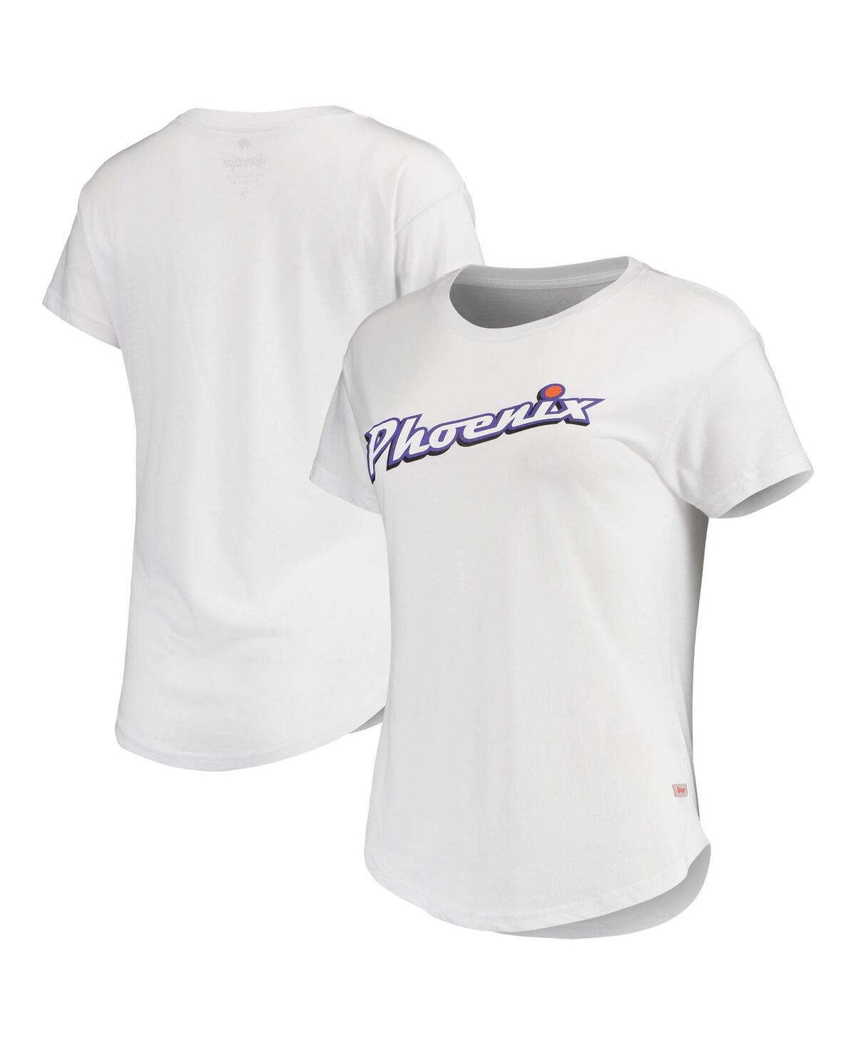 Women's Sportiqe White Phoenix Mercury Tri-Blend T-shirt - White