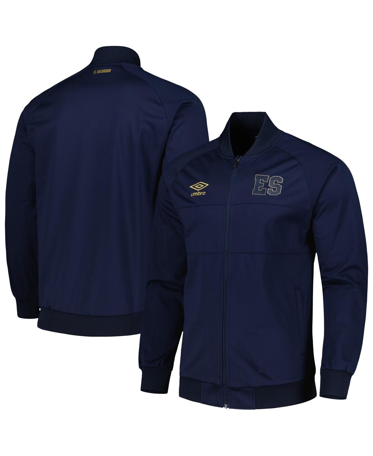 UPC 197161105283 product image for Men's Umbro Navy El Salvador National Team Anthem Raglan Full-Zip Jacket | upcitemdb.com