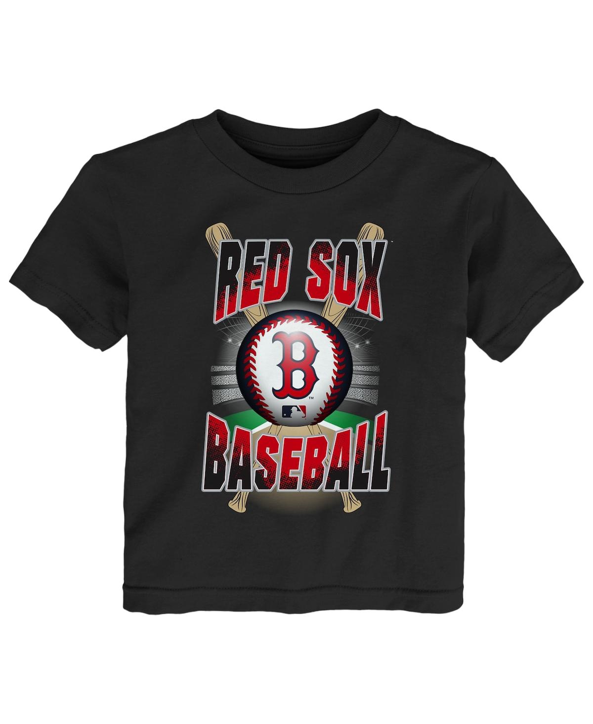 Outerstuff Babies' Toddler Boys And Girls Black Boston Red Sox Special Event T-shirt