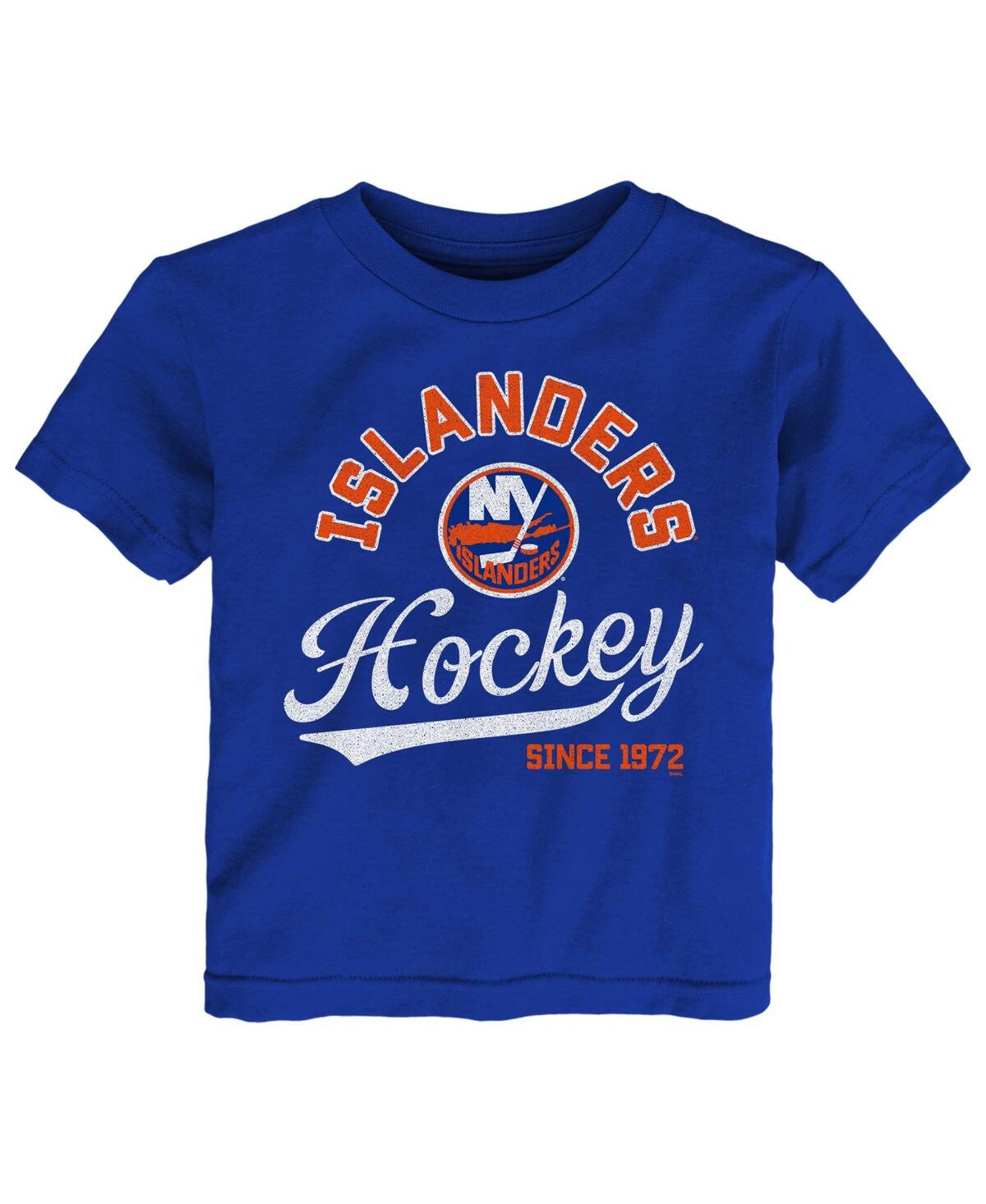 Shop Outerstuff Toddler Boys And Girls Royal New York Islanders Take The Lead T-shirt