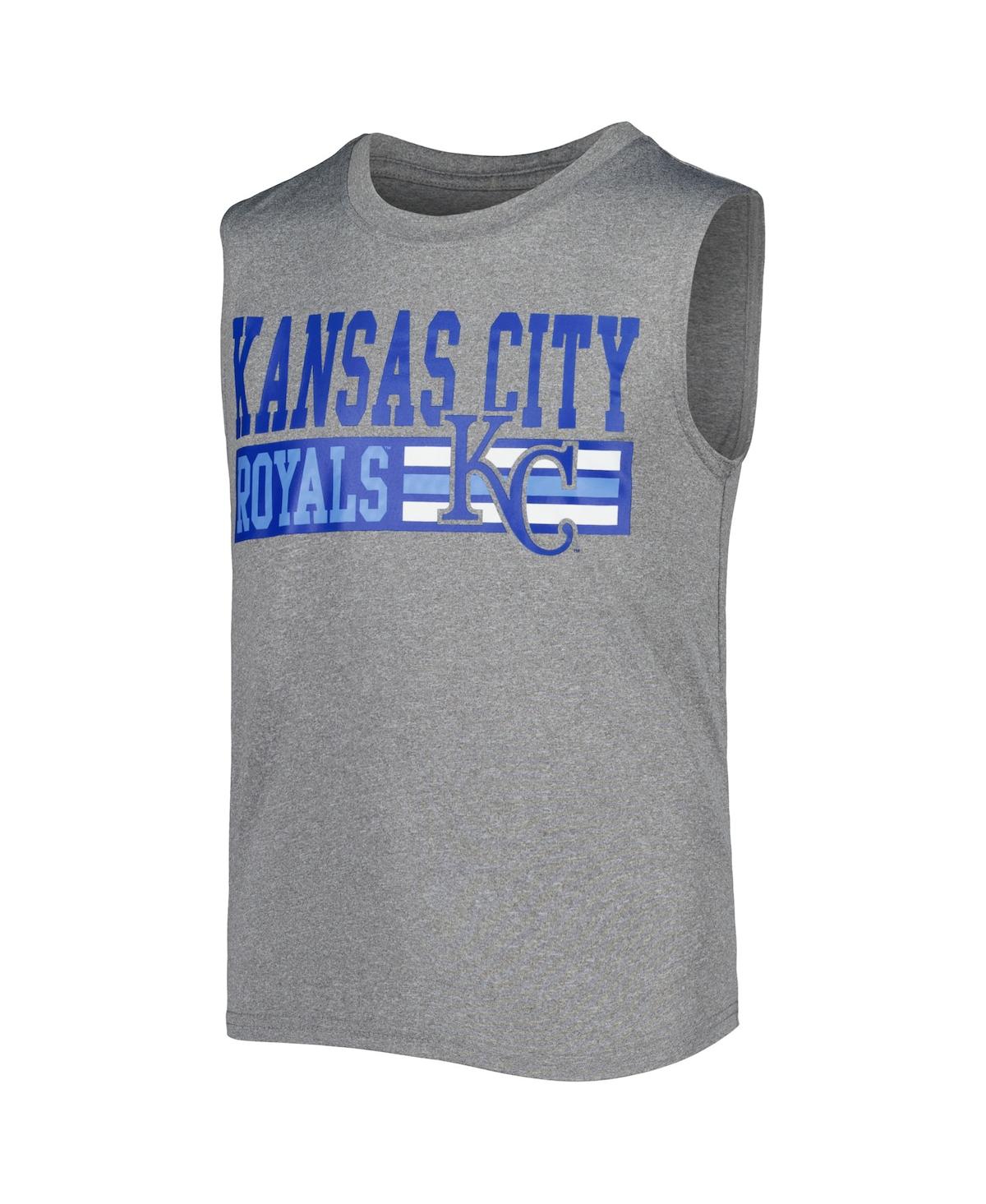 Youth MLB Productions Heather Gray Kansas City Royals MBSG T-Shirt Size: Extra Large