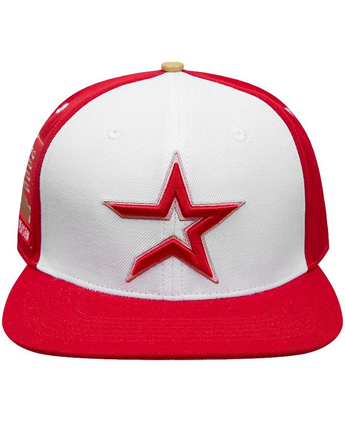 Pro Standard Men's White, Red Houston Astros Strawberry Ice Cream Drip