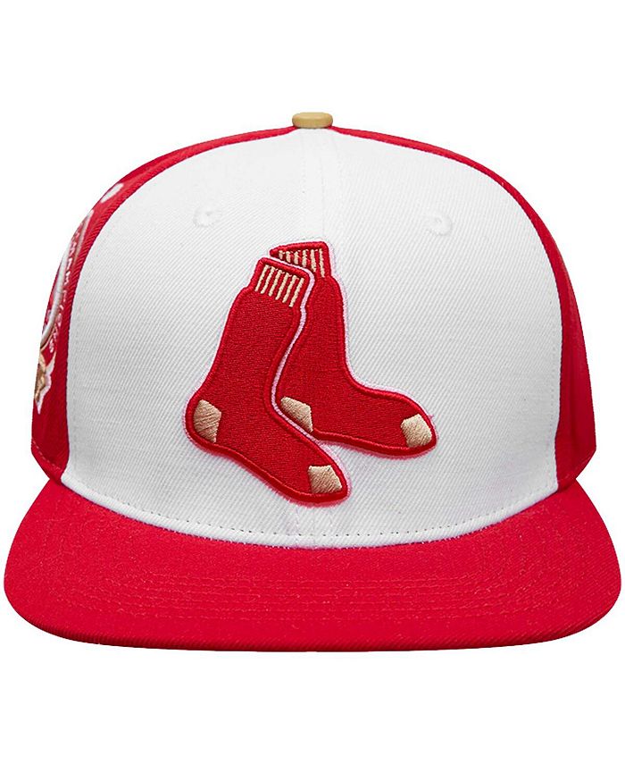 Pro Standard Men's White, Red Boston Red Sox Strawberry Ice Cream Drip