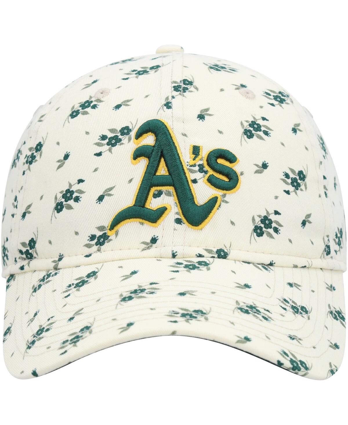 Women's New EraOakland Athletics Chrome Bloom 9TWENTY Adjustable Hat - Cream