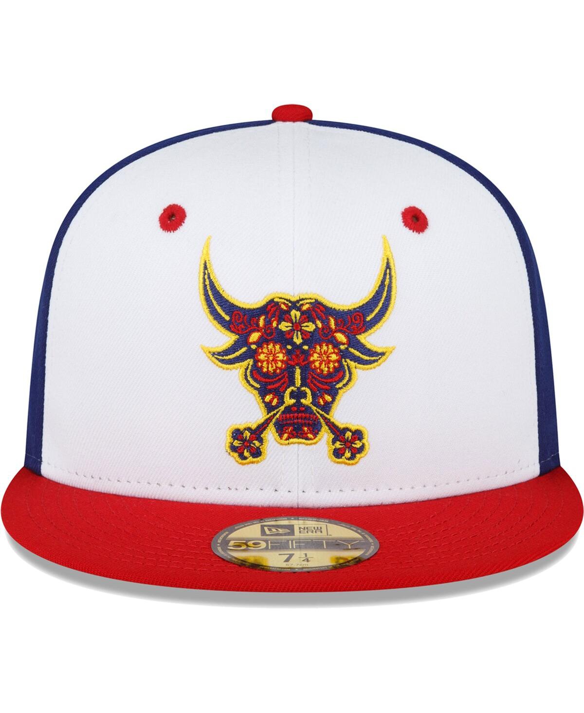 Men's New EraDurham Bulls Copa De La Diversion 59FIFTY Fitted Hat - White