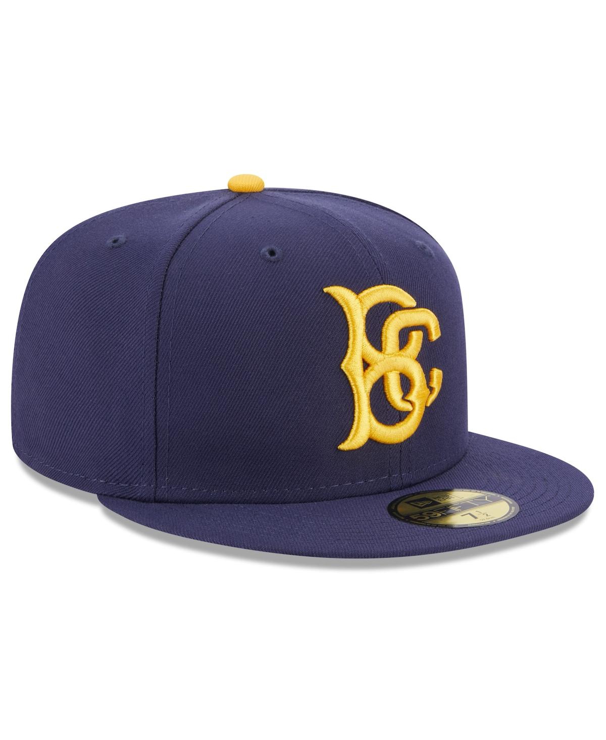 New Era Navy Brooklyn Cyclones Authentic Collection Alternate Logo 59fifty Fitted Hat In Navy