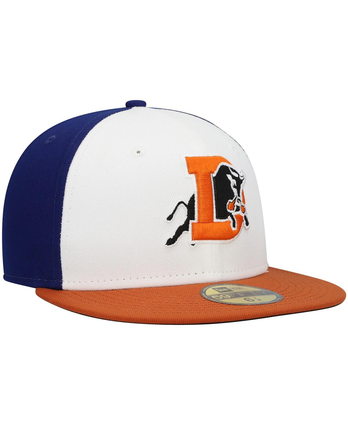 New Era White Durham Bulls Authentic Collection Team Alternate 59fifty Fitted Hat In White