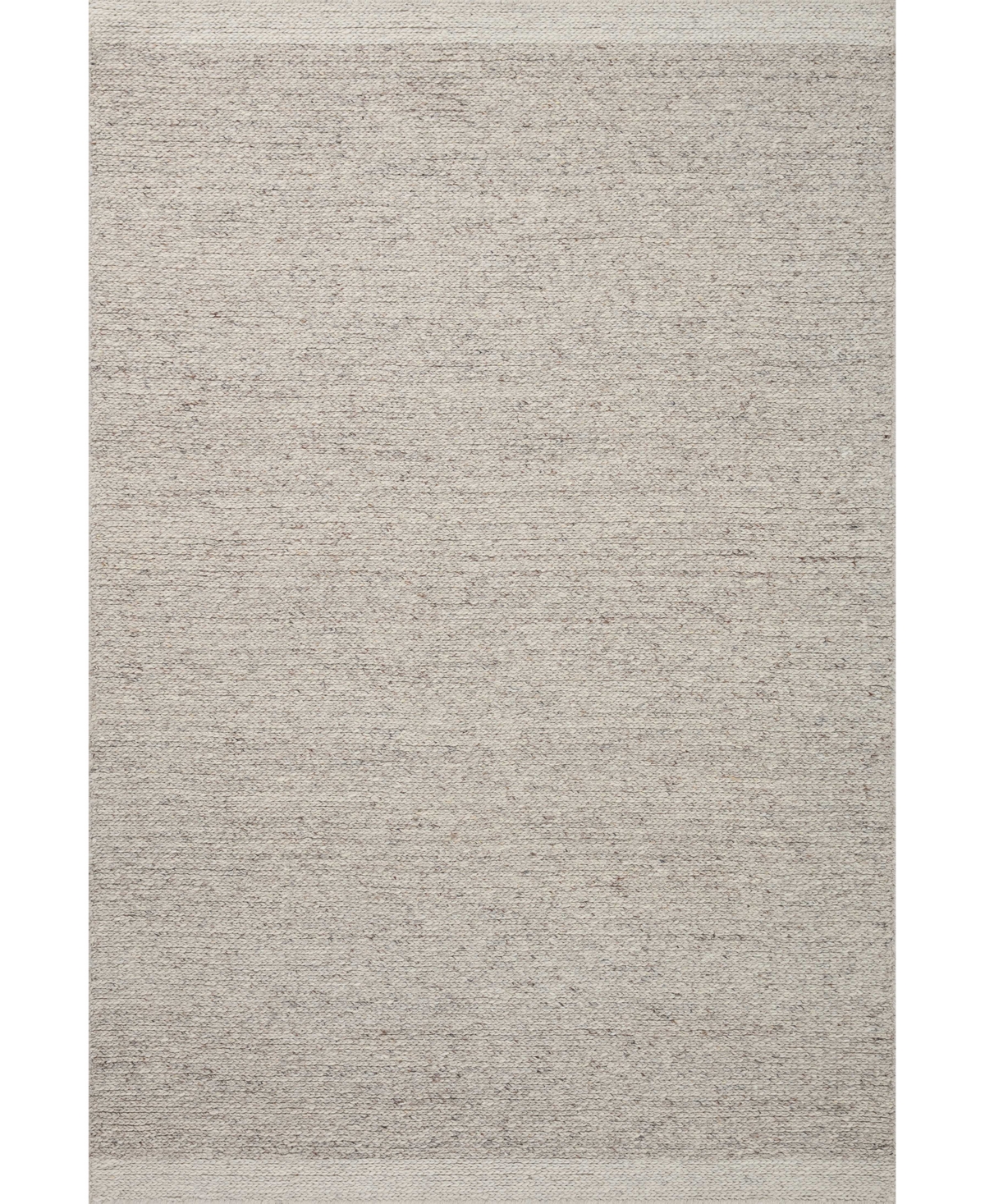 Magnolia Home By Joanna Gaines X Loloi Ashby Ash-03 3'6" X 5'6" Area Rug In Silver
