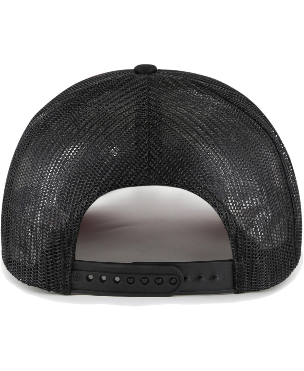 47 Brand Men's ' Black San Francisco Giants Backhaul Foam Trucker Snapback Hat In Black