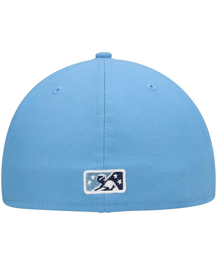 New Era Men's Light Blue Wilmington Blue Rocks Authentic Collection